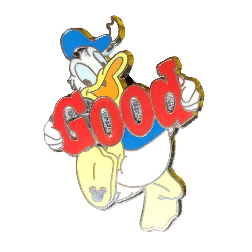 Disney Donald Duck Trading Pin Good Hidden Mickey Brooch Lapel Pin Badge